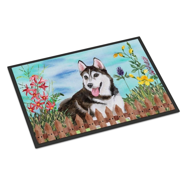Micasa Siberian Husky No.2 Spring Indoor or Outdoor Mat 24 x 36 in. MI891290 - main